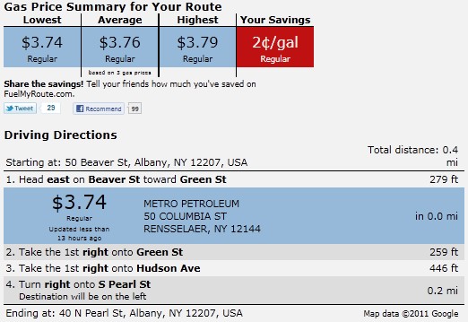 FuelMyRoute: Find the Cheapest Gas Prices on Your Route