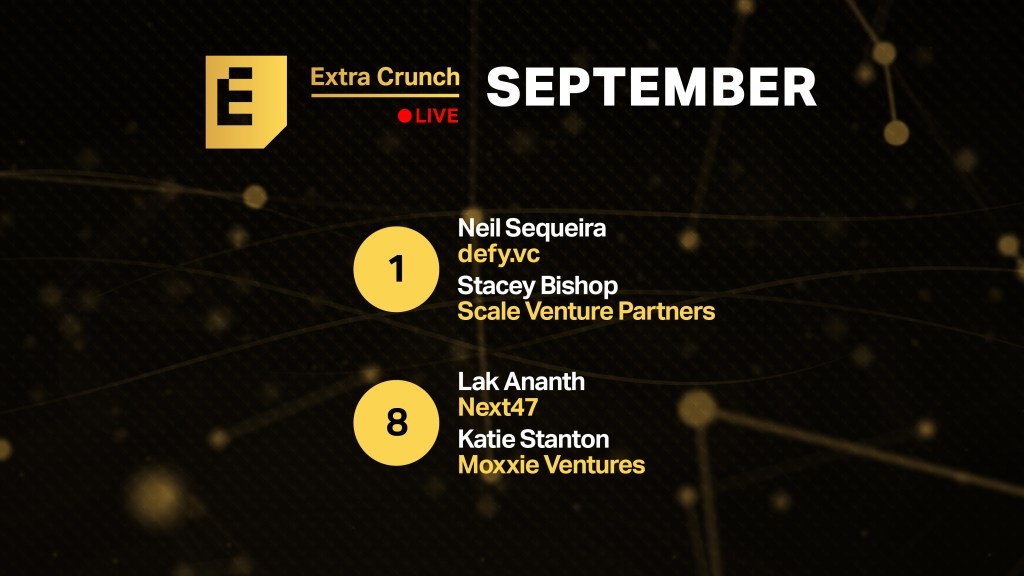 Extra Crunch Live: Startup Alley Pitches