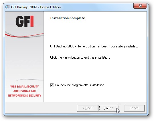 Free Data Backup Software | GFI Backup Home Edition