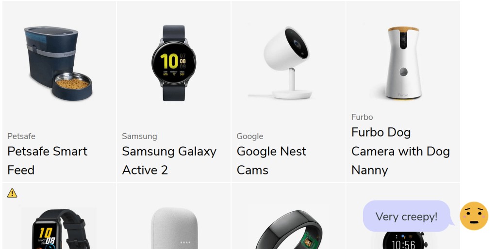 Privacy Not Included: Check Gadget's Creep Factor - Mozilla