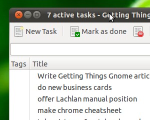 Getting Things Gnome: A Linux Organization Tool
