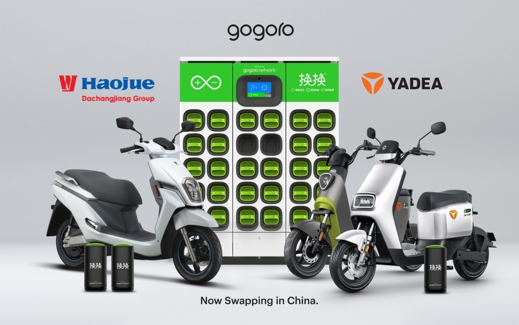 Gogoro Expands to China with Battery Swapping Stations