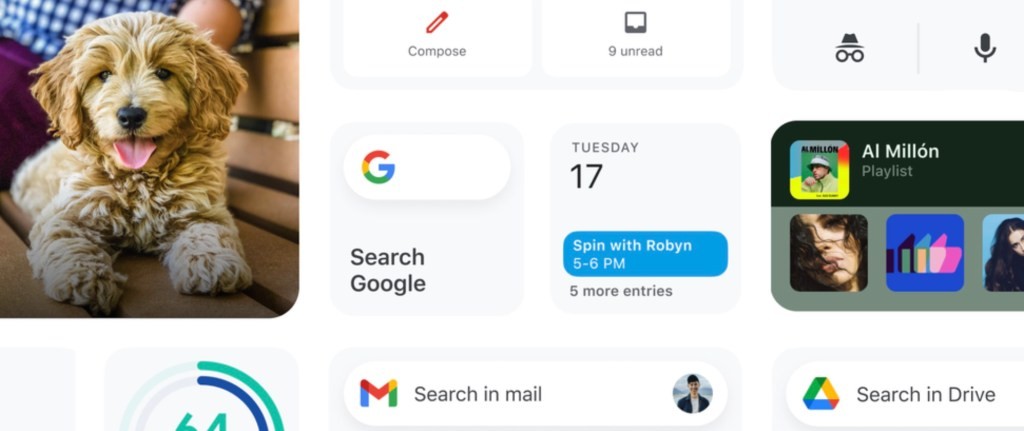 Gmail, Drive & Fit Get iOS Widgets - Google Updates