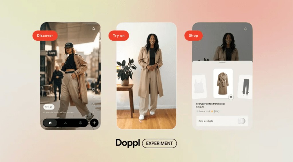Google AI Try-On App Doppl Adds Shoppable Discovery Feed