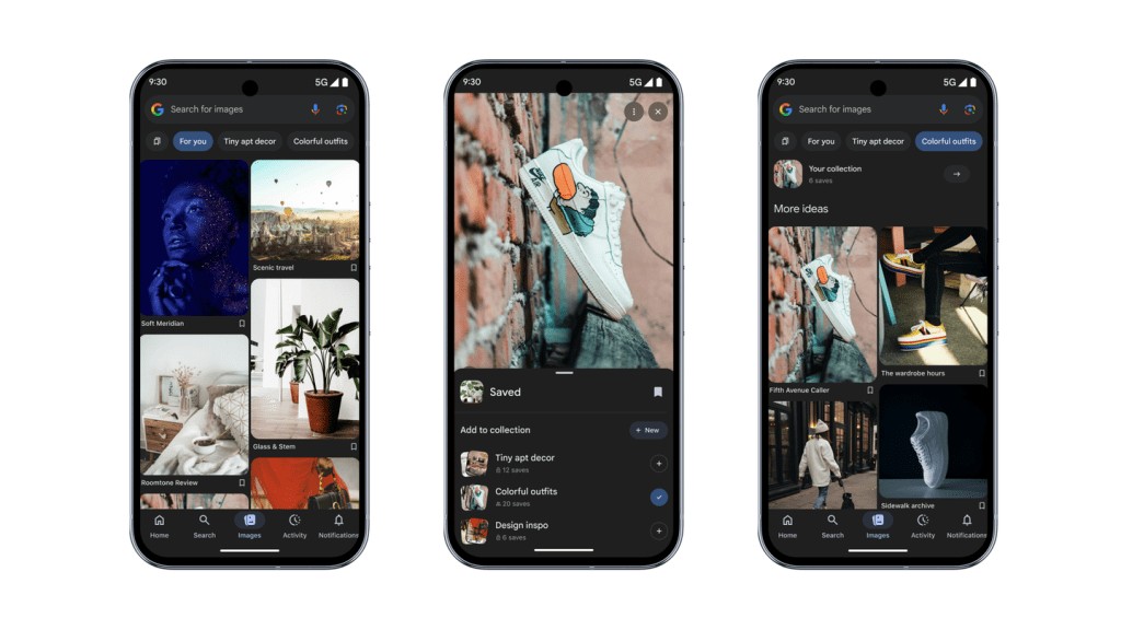 Google Launches 'Inspirational' Images Tab - Pinterest Competitor