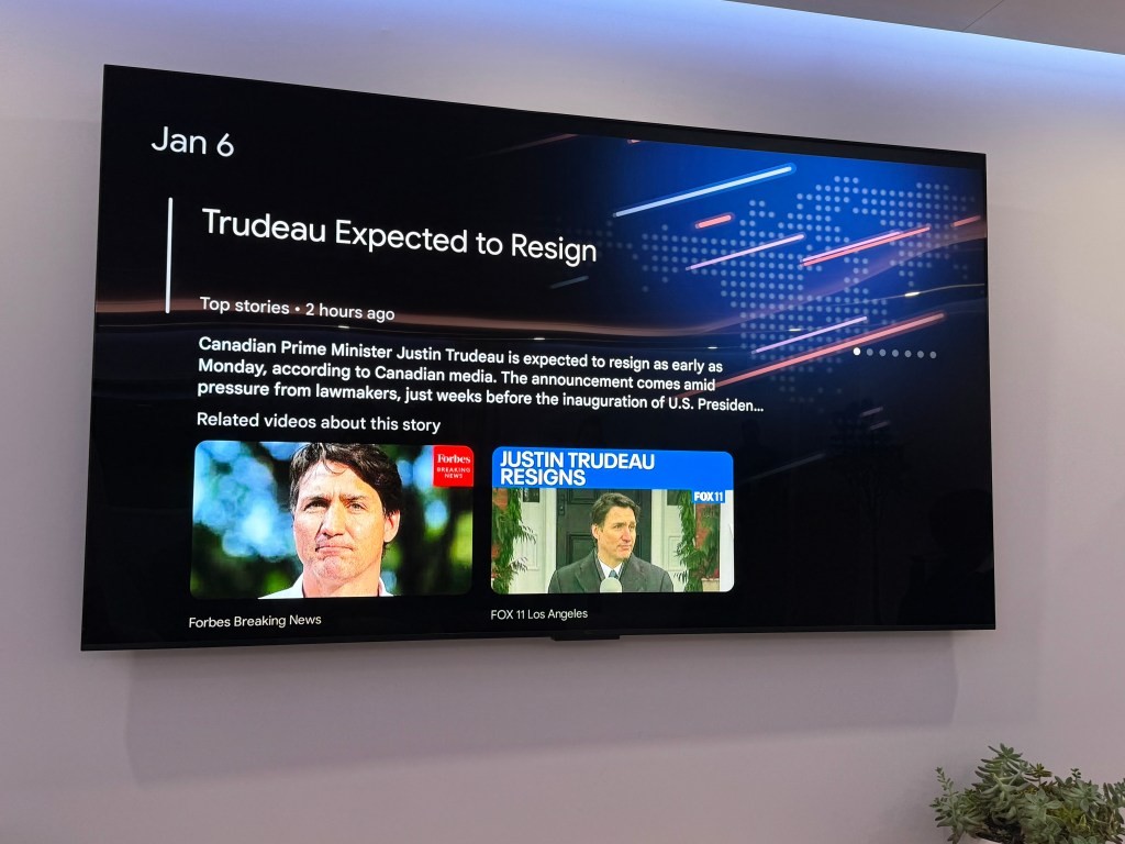 Google AI TV: News Summaries Unveiled at CES 2025