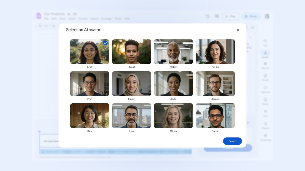 Google Vids Adds AI Avatars & Launches Consumer Version