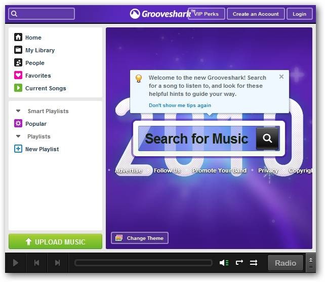 Grooveshark: Stream & Share Music Online