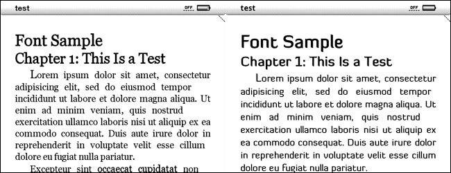 Kindle Font Customization: A Simple Hack