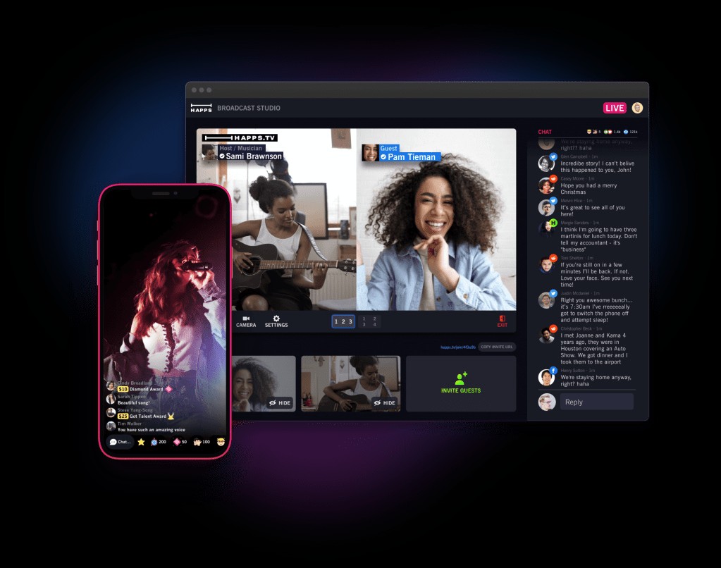 happs Raises $4.7M to Empower Livestream Creators