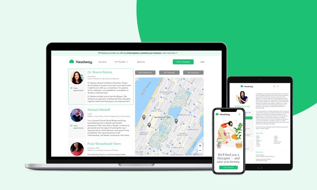 Headway Raises $26M to Expand Mental Healthcare Access