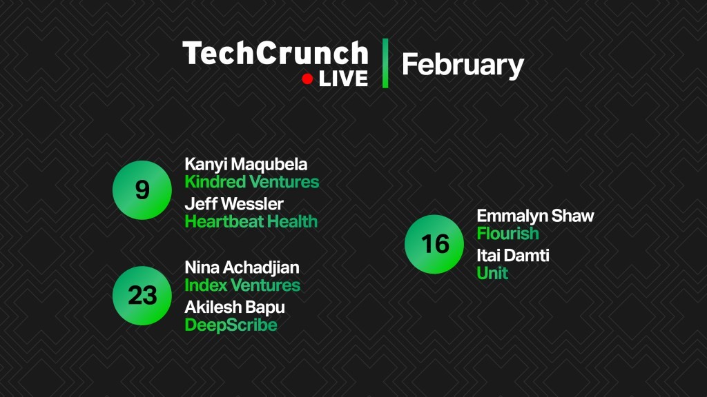 TechCrunch Live: Investors and Founders in February