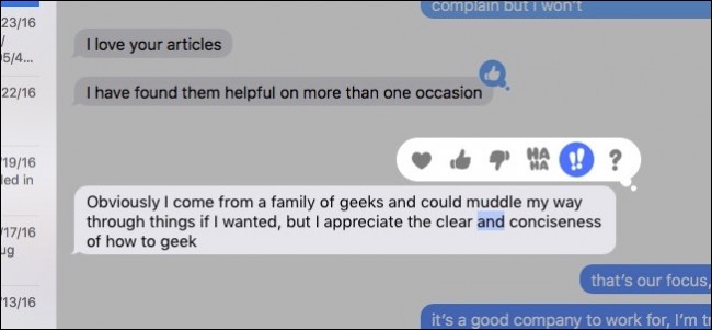 Add Tapbacks to iMessage on macOS Sierra - Quick Guide