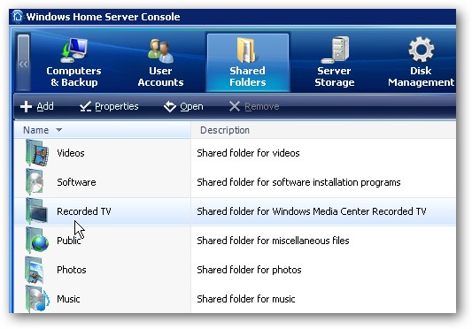Windows Home Server Shared Folders: Add & Manage - Guide