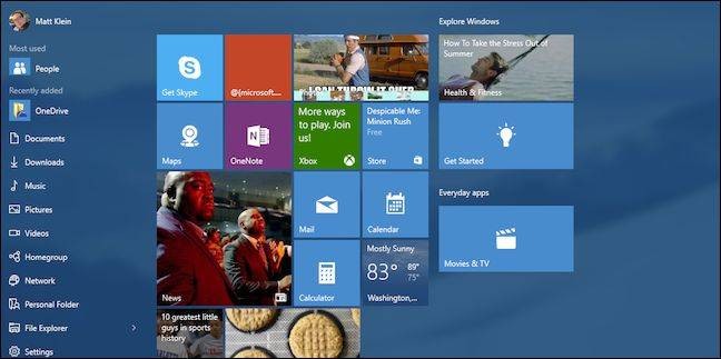 Customize Windows 10 Start Menu Tiles - Add, Remove & Resize