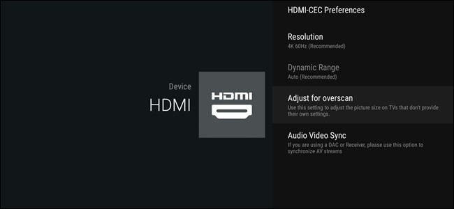 Adjust Overscan on SHIELD Android TV - Guide