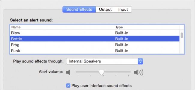 Adjust Audio Device & Sound Effect Volumes in macOS