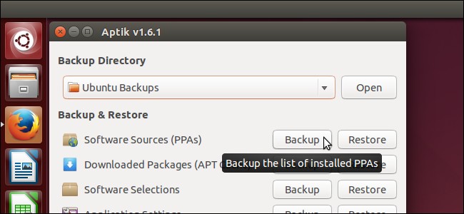 Backup and Restore Ubuntu Apps & PPAs with Aptik - A How-To Guide