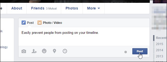 Block Posts on Your Facebook Timeline - Without Unfriending