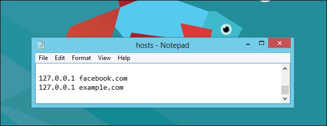 Block Websites in Windows 8 Using Hosts File