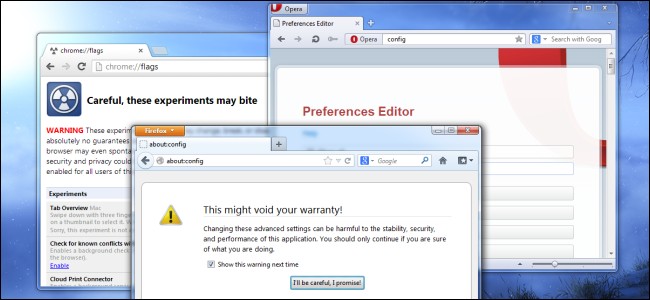 Change Hidden Advanced Browser Settings - Guide