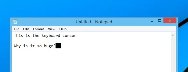 Change Windows Keyboard Cursor Thickness - Easy Guide