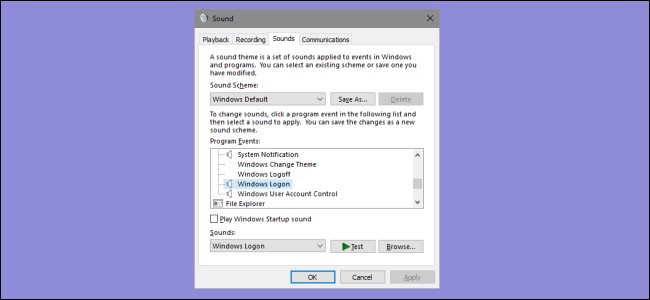 Change Windows 10 Logon, Logoff & Shutdown Sounds - Guide
