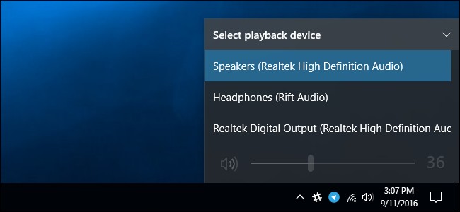 Change Audio Devices on Windows - Playback & Recording