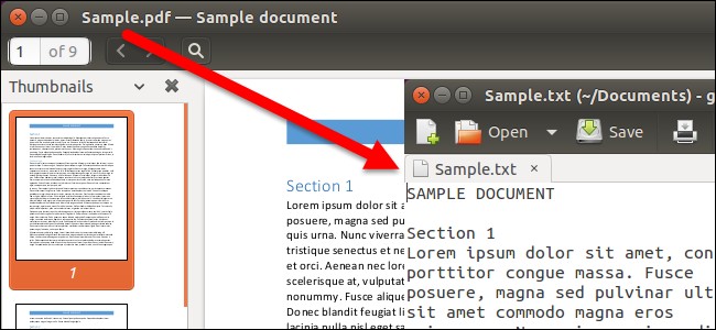 Convert PDF to Text via Linux Command Line