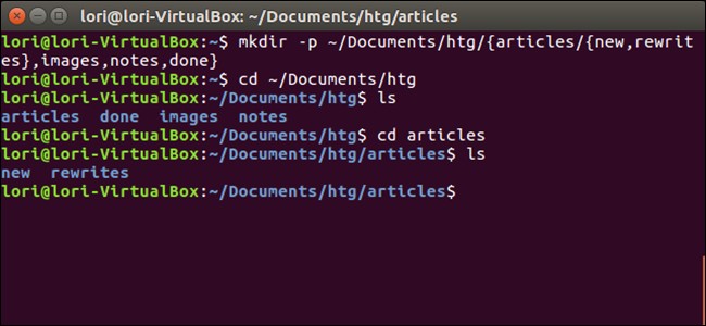 Create Multiple Subdirectories with a Single Linux Command