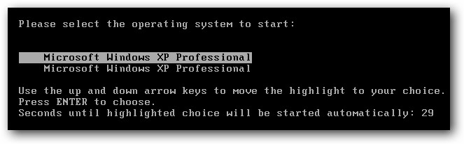 XP Boot Menu: Delete, Modify, or Disable Entries