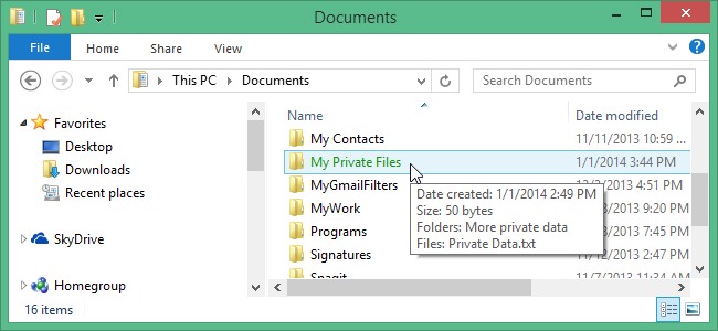 Encrypt Files and Folders in Windows 8.1 Pro with EFS