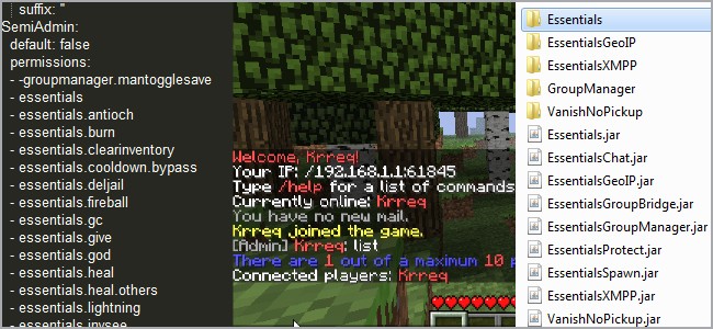 Expand Minecraft with Bukkit and Essentials