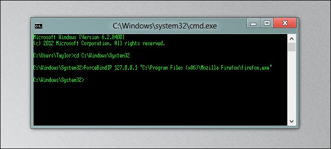 Force Application to Use Specific Network Card