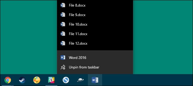Increase Jump List Items in Windows 10 - A How-To Guide