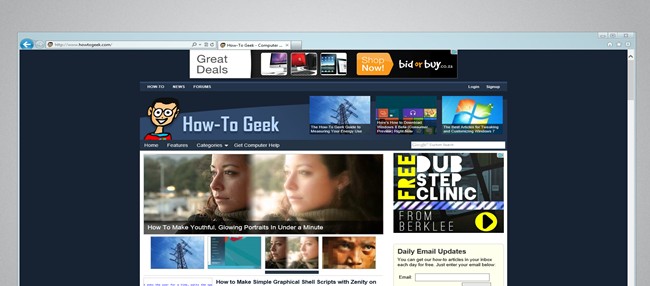 Open Windows 8 Metro Web Tiles in Desktop Browser