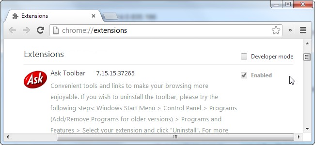 Manually Uninstall Chrome Extension - Global Installation