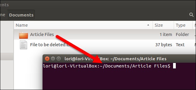 Open Terminal in Specific Folder Ubuntu - File Browser