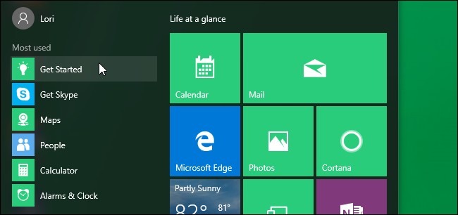 Remove Items from Most Used List - Windows 10 Start Menu