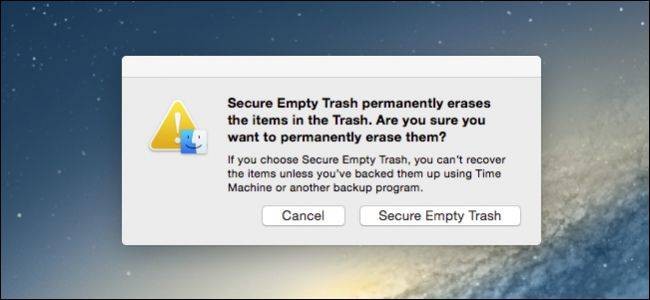 Securely Empty Trash on Mac OS X - Data Security