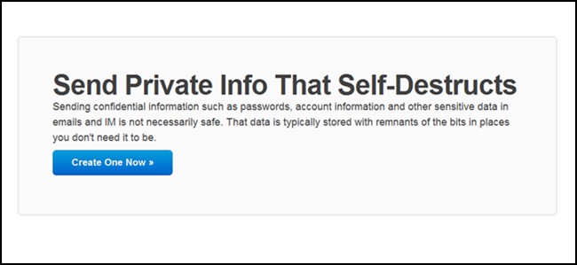 Send Self-Destructing Emails: Securely Share Sensitive Information
