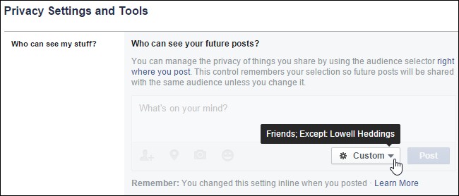 How to Hide Facebook Posts from Specific People