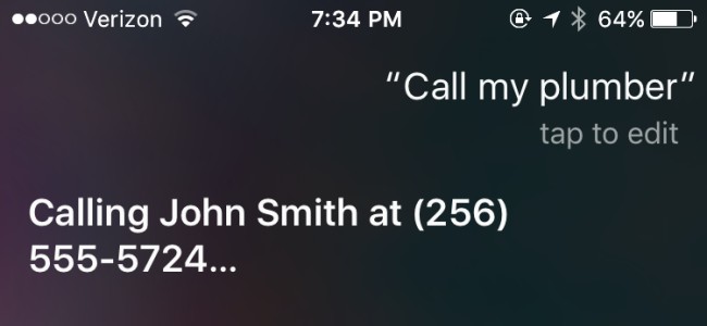Teach Siri Names: Faster Calling with Contact Recognition