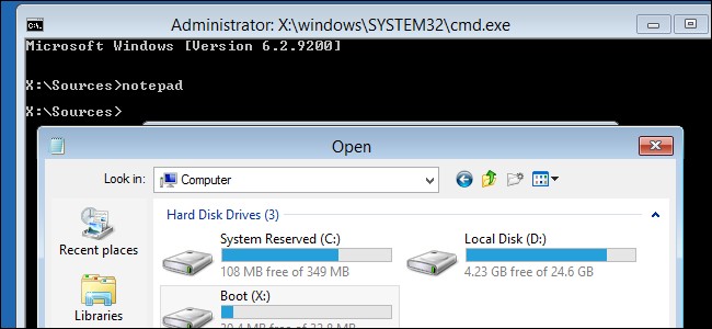 Back Up Files from Non-Booting Windows with Installer Disc