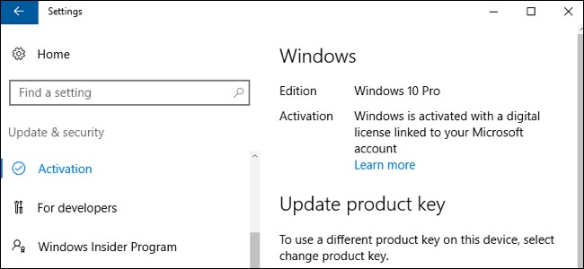 Reactivate Windows 10 License After Hardware Change