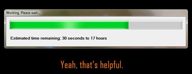 Why Are Progress Bars So Inaccurate?