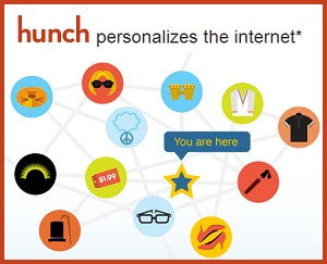 Hunch: Personalized Recommendations Based on Your Interests