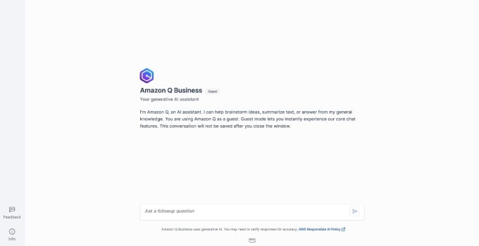 amazon updates q business to let companies build public-facing chatbots