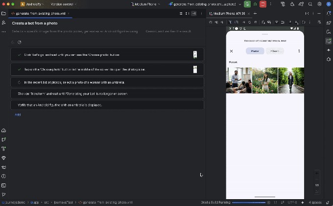 android studio adds ‘agentic ai’ with journeys feature, agent mode