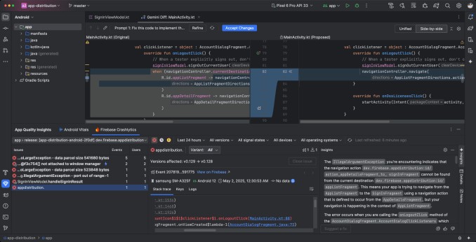 android studio adds ‘agentic ai’ with journeys feature, agent mode